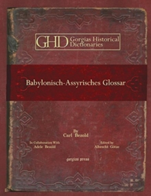Image for Babylonisch-Assyrisches Glossar