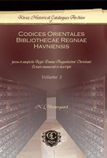 Image for Codices Orientales Bibliothecae Regniae Havniensis (Vol 3)