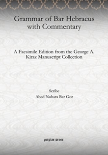 Grammar of Bar Hebraeus with Commentary