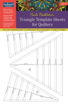 Image for fast2mark (TM) Paula Nadelstern's Triangle Template Sheets for Quilters
