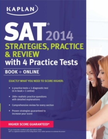 Image for Kaplan SAT 2014 Strategies, Practice, and Review with 4 Practice Tests