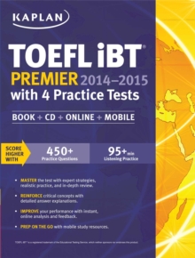 Image for Kaplan TOEFL Ibt Premier 2014-2015 with 4 Practice Tests