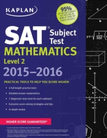 Image for Kaplan SAT Subject Test Mathematics Level 2 2015-2016