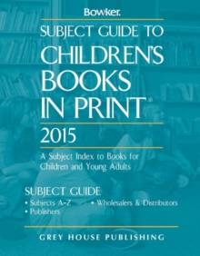 Image for Subject Guide to Children's Books in Print