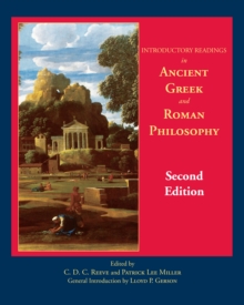 Image for Introductory readings in Ancient Greek and Roman philosophy