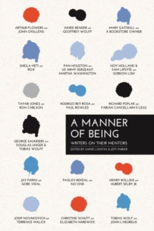 Image for A manner of being  : writers on their mentors
