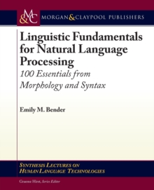 Image for Linguistic Fundamentals for Natural Language Processing
