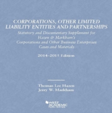 Image for Corporations, Other Limited Liability Entities Partnerships