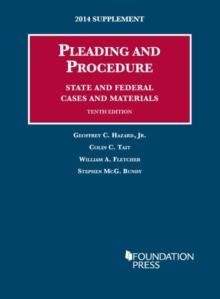 Image for Pleading and Procedure, State and Federal, Cases and Materials