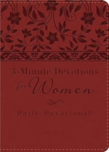 Image for 3-Minute Devotions for Women: Daily Devotional (burgundy)
