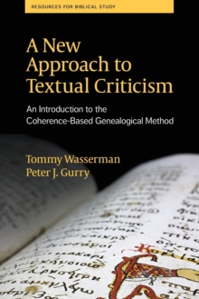 Image for A New Approach to Textual Criticism