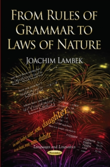 Image for From Rules of Grammar to Laws of Nature