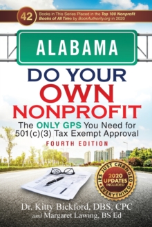 Image for Alabama Do Your Own Nonprofit : The Only GPS You Need for 501c3 Tax Exempt Approval