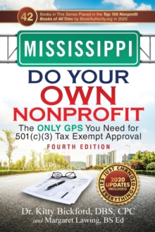 Image for Mississippi Do Your Own Nonprofit : The Only GPS You Need for 501c3 Tax Exempt Approval