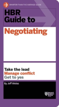 Image for HBR Guide to Negotiating (HBR Guide Series)