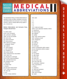 Image for Medical Abbreviations Il (Speedy Study Guides)