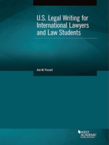 Image for U.S. Legal Writing for International Lawyers and Law Students