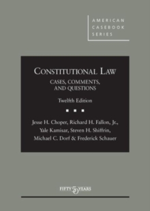 Image for Constitutional Law : Cases Comments and Questions