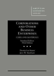 Image for Corporations and Other Business Enterprises, Cases and Materials
