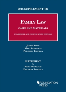 Image for 2016 Supplement to Family Law, Cases and Materials, Unabridged and Concise