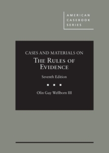 Image for Cases and materials on the rules of evidence