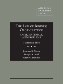 Image for The Law of Business Organizations, Cases, Materials, and Problems