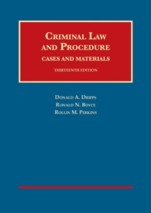 Image for Criminal law and procedure  : cases and materials