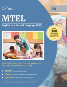 Image for MTEL English as a Second Language (ESL) Study Guide 2019-2020 : Test Prep and Practice Test Questions for the ESL (54) Exam