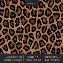 Image for Leopard Print Scrapbook Paper Pad 8x8 Scrapbooking Kit for Cardmaking Gifts, DIY Crafts, Printmaking, Papercrafts, Decorative Pattern Pages