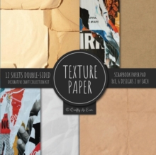 Image for Texture Paper for Collage Scrapbooking : Old Parchment Decorative Paper for Crafting