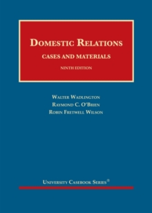 Image for Domestic relations  : cases and materials