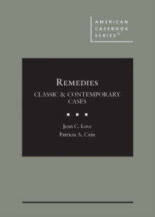 Image for Remedies : Classic & Contemporary Cases