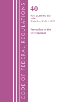 Code of Federal Regulations, Title 40 Protection of the Environment 63.8980-End, Revised as of July 1, 2022