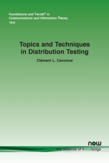 Image for Topics and techniques in distribution testing