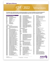 Image for CPT Express Reference Coding Card 2022: Pathology/Laboratory