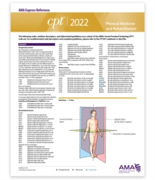 Image for CPT Express Reference Coding Card 2022: Physical Medicine & Rehabilitation