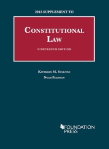 Image for Constitutional Law : 2018 Supplement