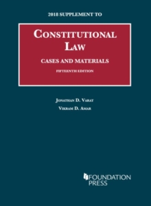 Image for Constitutional Law, Cases and Materials : 2018 Supplement