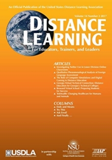 Image for Distance Learning - Volume 14