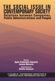Image for The social issue in contemporary society: relations between companies, public administrations, and people