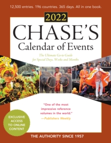 Image for Chase's calendar of events 2022  : the ultimate go-to guide for special days, weeks and months