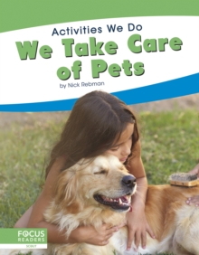 Image for Activities We Do: We Take Care of Pets