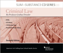 Image for Sum and Substance Audio on Criminal Law
