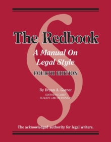 Image for The Redbook : A Manual on Legal Style