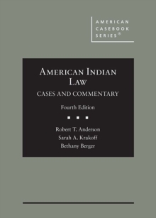 Image for American Indian Law : Cases and Commentary