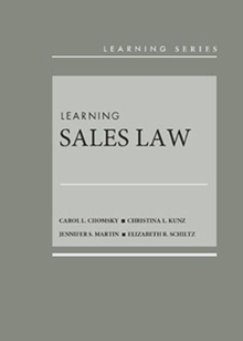 Image for Learning Sales Law - CasebookPlus