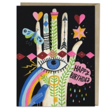 Image for 6-Pack Lisa Congdon for Em & Friends Women Rainbow Hand Card