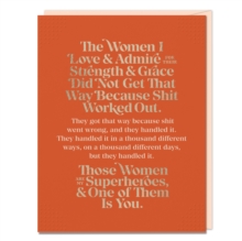 Image for 6-Pack Elizabeth Gilbert The Women I Love and Admire Card