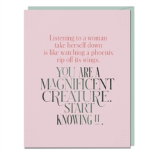 Image for 6-Pack Elizabeth Gilbert You Are A Magnificent Creature Card