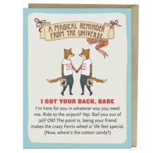 Image for 6-Pack Em & Friends Got Your Back Affirmators! Greeting Cards